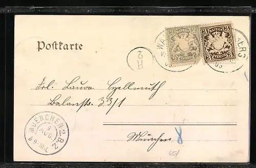 AK Wartenberg, Ortsansicht und Rocklfing