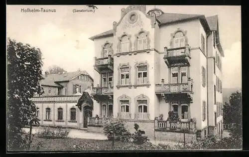 AK Hofheim-Taunus, Blick auf das Sanatorium