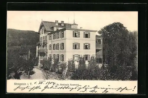 AK Königstein i. T., Dr. Amelung`s Kuranstalt