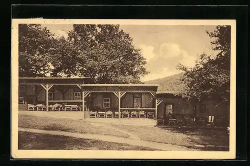 AK Etzelbach i. Thür., Liegehallen im Genesungsheim