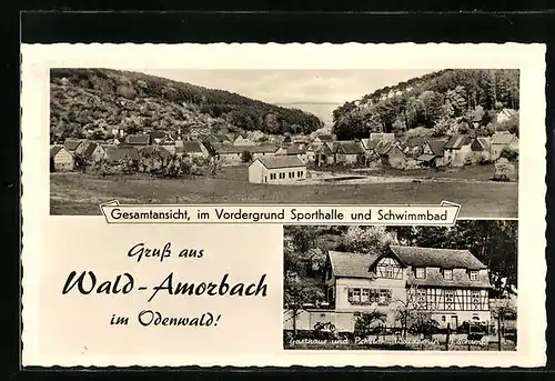 AK Wald-Amorbach, Gesamtansicht mit Sporthalle und Schwimmbad