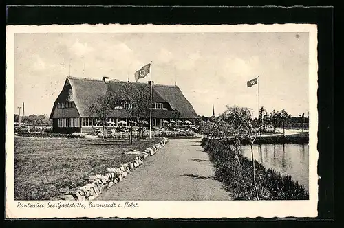 AK Barmstedt i. Holst., Rantzauer See-Gasthof mit n