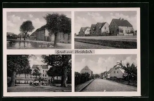 AK Heideloh, Strassenpartien im Ort