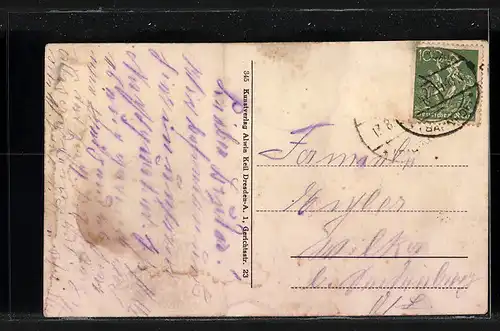 AK Hinterhermsdorf i. Sa., Gasthof zum Erbgericht