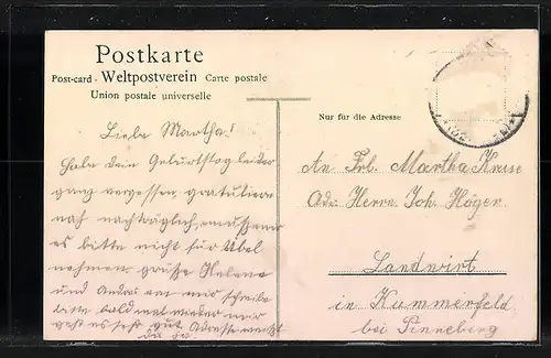 AK Rellingen, Partie vom Schulhaus