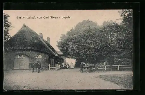AK Lepahn, Gasthaus von Carl Steen