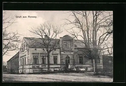 AK Ronney, Ansicht vom Gasthaus Ronney