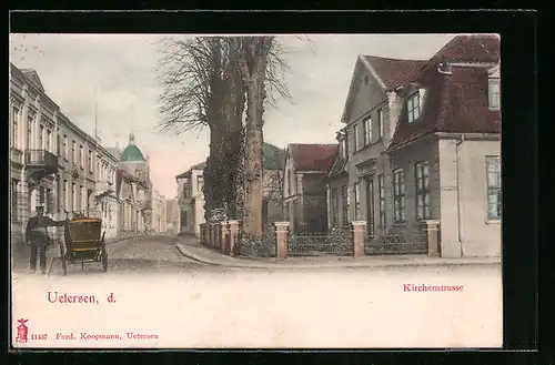 AK Uetersen, Briefträger in der Kirchenstrasse