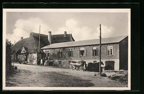 AK Hohenfelde b. Plön, Gasthof von Friedr. Kay in der Strassenansicht