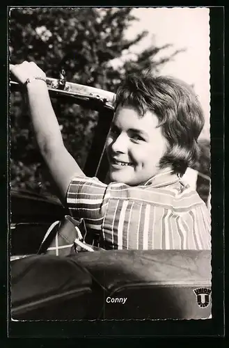 AK Musikerin Conny Froboess in dem Film Der lachende Vagabund