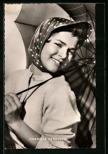 AK Musikerin Cornelia Froboess in dem Film Der lachende Vagabund