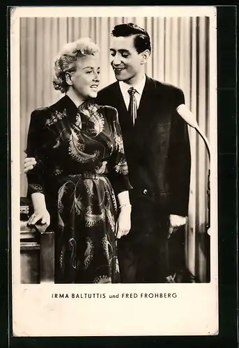 AK Musiker Irma Baltuttis und Fred Frohberg bei einem gemeinsamen Auftritt