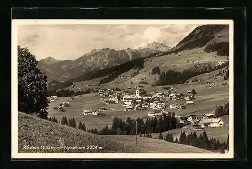 AK Riezlern, Gesamtansicht mit Nebelhorn