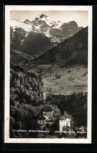 AK Feldkirch, Blick zur Schattenburg