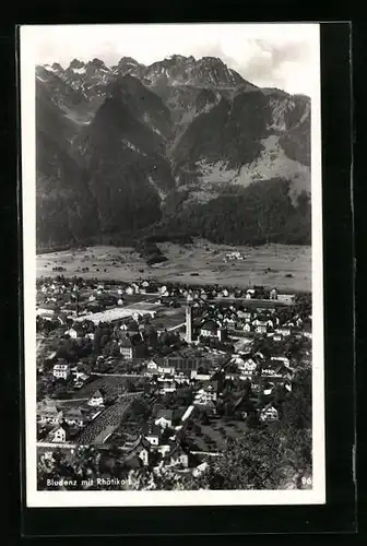AK Bludenz, Gesamtansicht mit Rhätikon