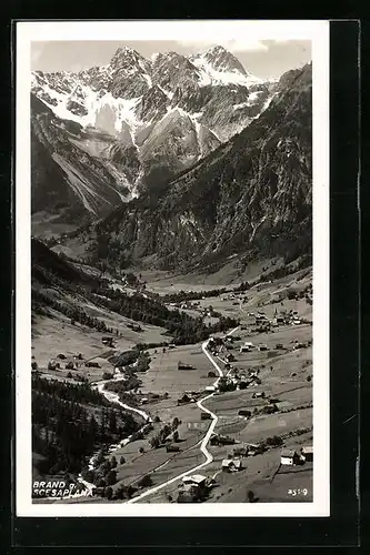 AK Brand, Totalansicht gegen Scesaplana