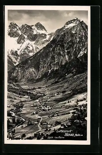 AK Brand, Totalansicht von einem Berg aus