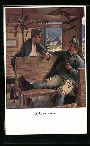 AK Verletzte Kriegskameraden vom Zweibund