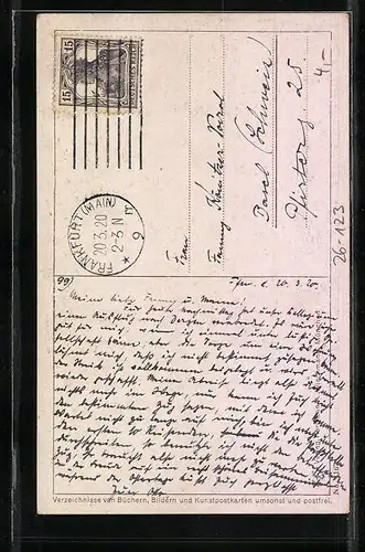 Künstler-AK Matthäus Schiestl: Verkündigung