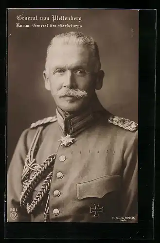AK Heerführer General von Plettenberg in Uniform