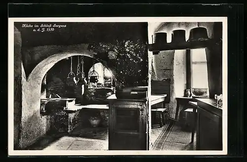 AK Sargans, Küche im Schloss aud dem Jahre 1510