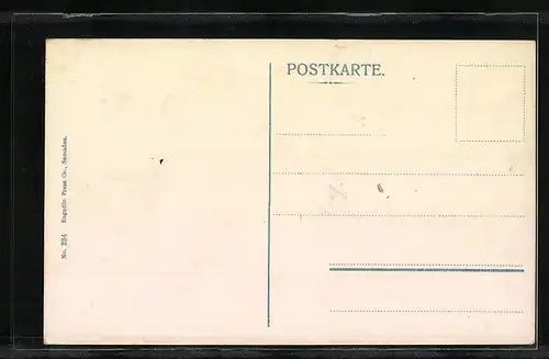 AK St. Moritz, Totalansicht aus der Vogelschau