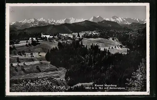 AK Menzberg, Totalansicht mit Berneralpen