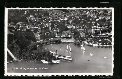 AK Ouchy-Lausanne, vu d`avion