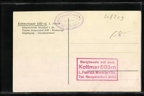 AK Walddorf i. Sa., Kottmarbaude