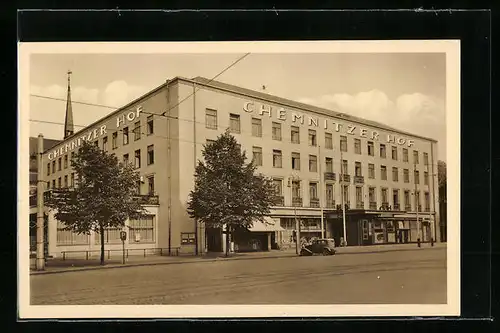 AK Karl-Marx-Stadt, Hotel Chemnitzer Hof