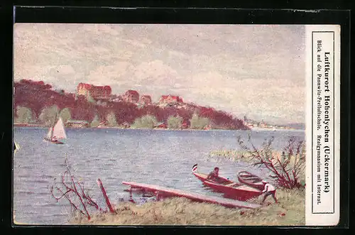 AK Hohenlychen (Uckermark), Blick auf die Pannwitz-Freiluftschule, Realgymnasium mit Internat