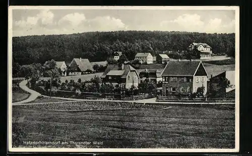 AK Hetzdorf-Herndorf am Tharandter Wald, Ortsansicht
