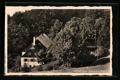 AK Ansprung i. Erzgeb., Blick zur Hüttstattmühle