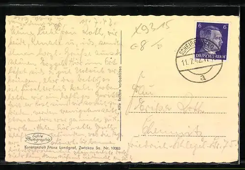 AK Scheibenberg i. Erzgeb., Ortsansicht