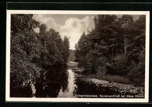 AK Königs Wusterhausen - Neue Mühle, Scharmützelsee, Spreewaldfliess