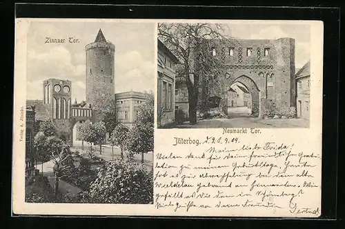 AK Jüterbog, Zinnaer Tor, Neumarkr Tor