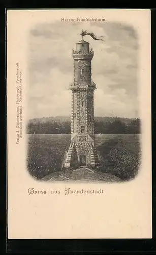 AK Freudenstadt, Herzog-Friedrichsturm