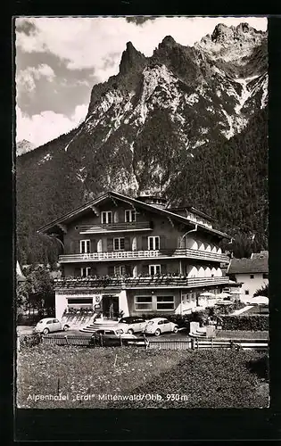 AK Mittenwald, Alpenhotel Erdt