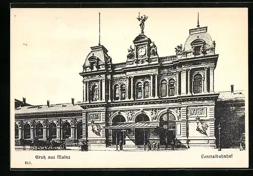 AK Mainz, Zentral-Bahnhof