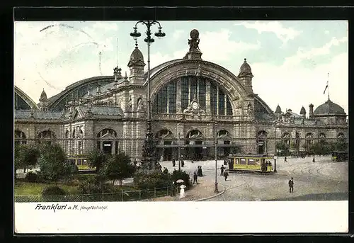 AK Frankfurt a. M., Hauptbahnhof