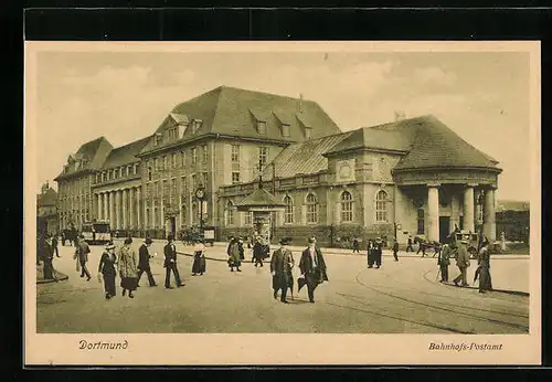 AK Dortmund, Postamt am Bahnhof