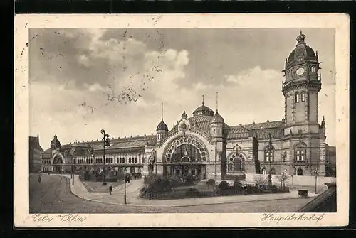 AK Cöln a. Rh., Hauptbahnhof