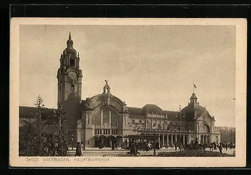 AK Wiesbaden, Hauptbahnhof