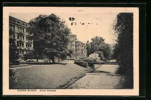 AK Baden-Baden, Hotel Stefanie