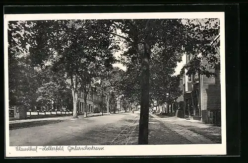 AK Clausthal-Zellerfeld, Blick in die Goslarsche Strasse