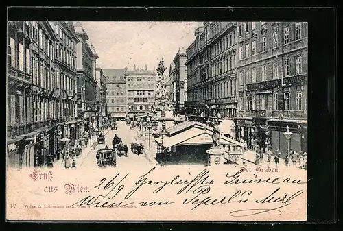 AK Wien, Graben mit Café Schrangl