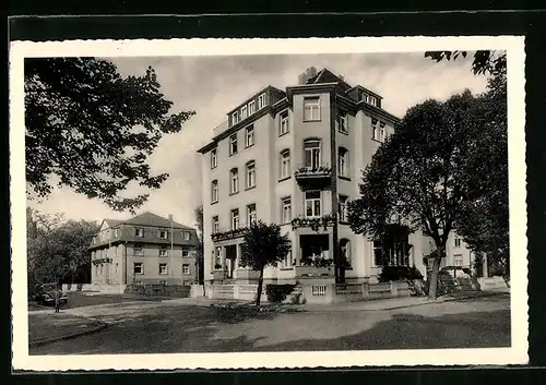 AK Bad Nauheim, Kurhotel Haus Gutenberg der Landesversicherungsanstalt Berlin