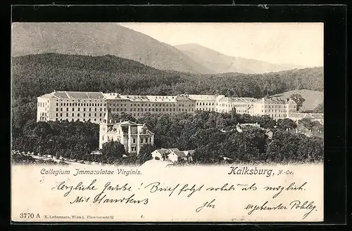 AK Wien, Kalksburg, Collegium Immaculatae Virginis