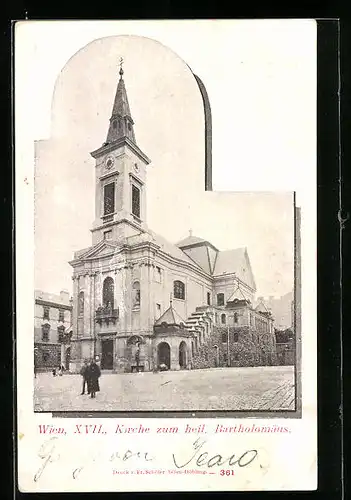 AK Wien, Kirche zum heil. Bartholomäus