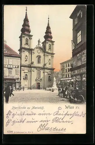 AK Wien, Pfarrkirche zu Mariahilf